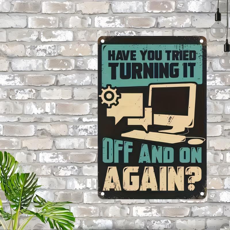 The Office It Tech - Retro Turn It Off & On