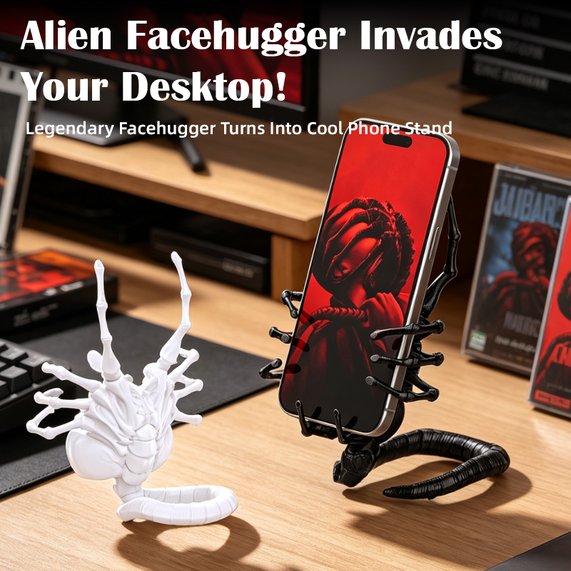Sci-Fi Phone Stand Compatible  - Office Tech Set Up ulasan dan harga
