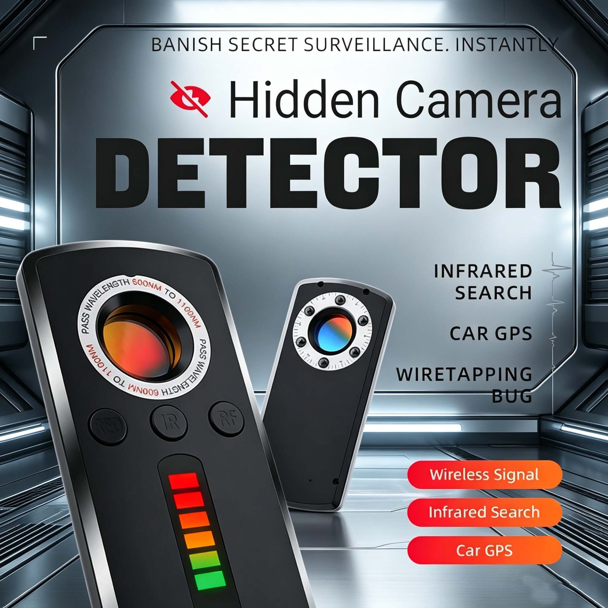 Hidden Camera Detector Anti Sp - Office Hi Tech ulasan dan harga