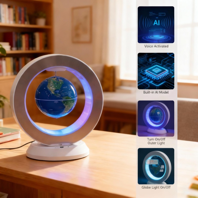 Levitating Globe Bluetooth Spe - Office Tech For Men ulasan dan harga