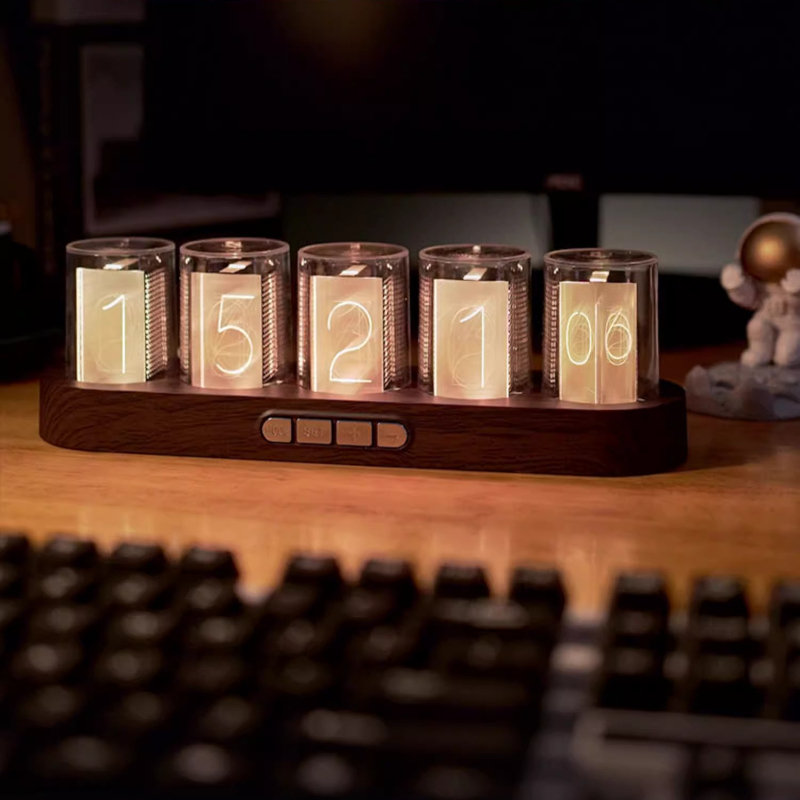 LED Nixie Tube Clock RGB Gamin - Office Tech Set Up ulasan dan harga