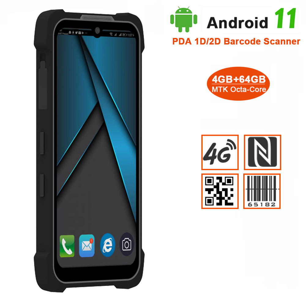 Rugged Android 11 PDA with 4GB - Barcode Scanner 2D ulasan dan harga