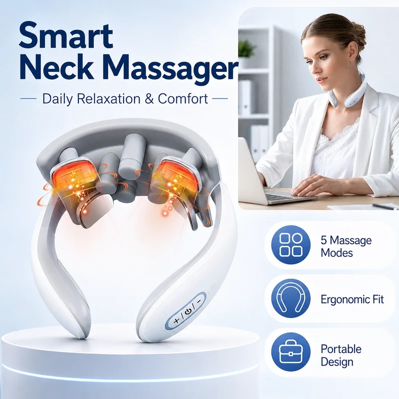 Smart Neck Massager for Adults - Office Technology ulasan dan harga