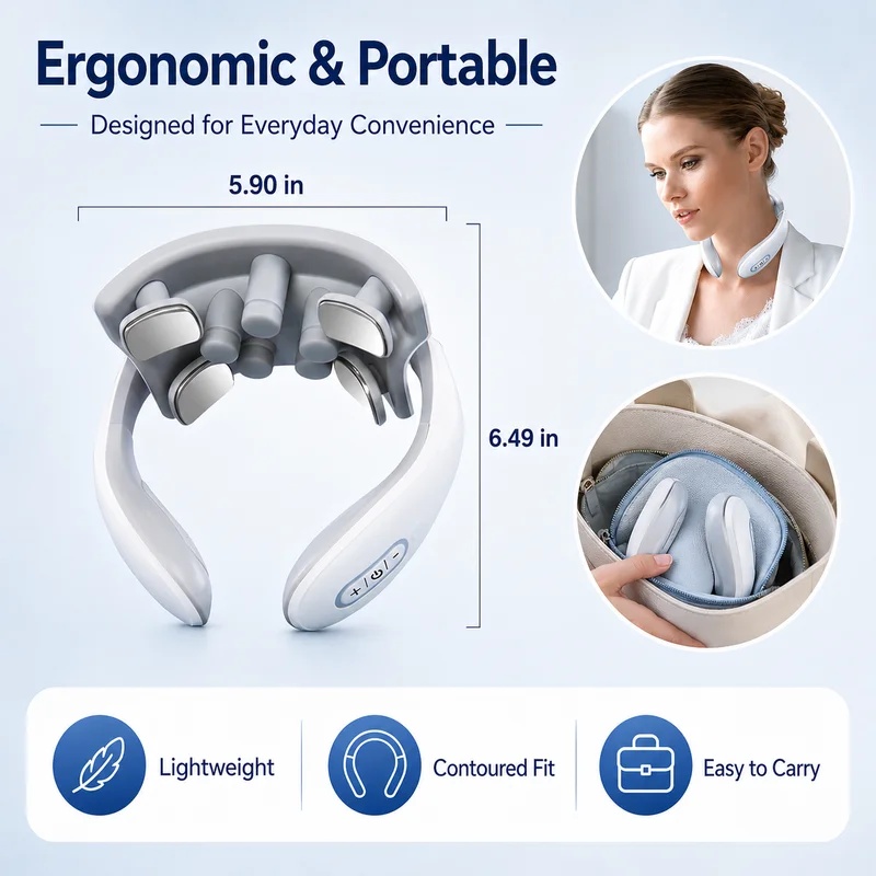 Smart Neck Massager for Adults - Office Technology ulasan dan harga